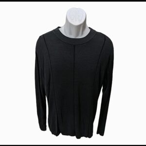 Reunion Menswear 100% Silk Pullover Sweater Long Sleeve Crew Neck Preppy #5900
